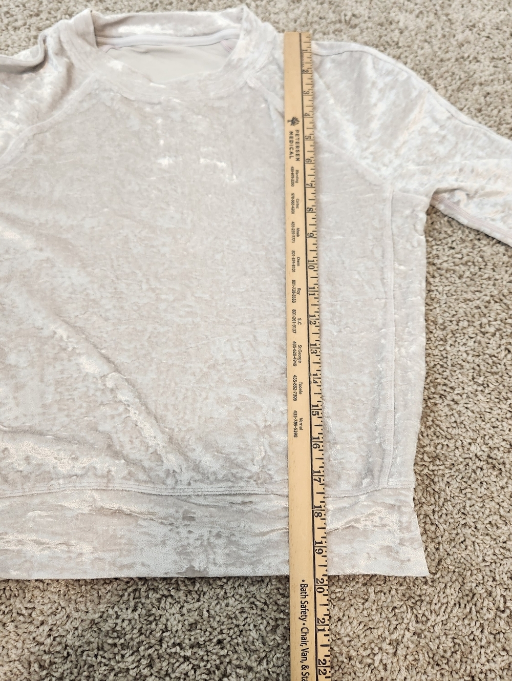 Lululemon Warm Down Crew/Ready To Crush Joggers Chrome Crushed Velvet Set Size 2 - Picture 12 of 13